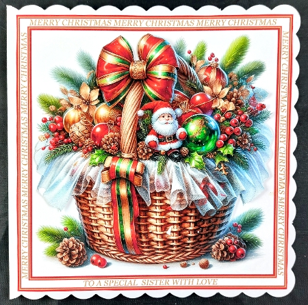 Christmas Basket by Linda Short