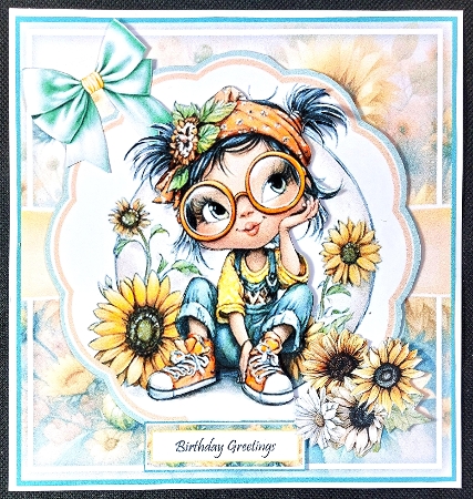 Sunflower Girl Mini Kit  by Linda Short