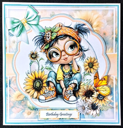 Sunflower Girl Mini Kit  by Linda Short