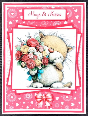 Kitty Love Mini Kit 5x7 (3) by Linda Short