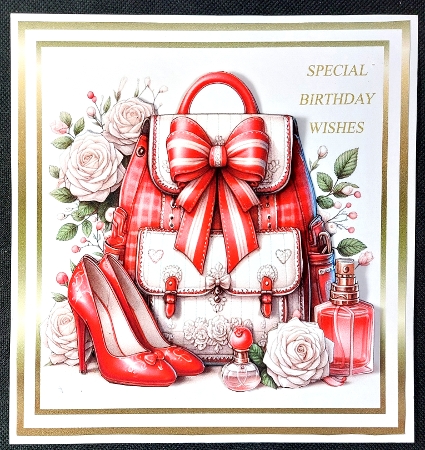 handbag  7 red by Linda Short