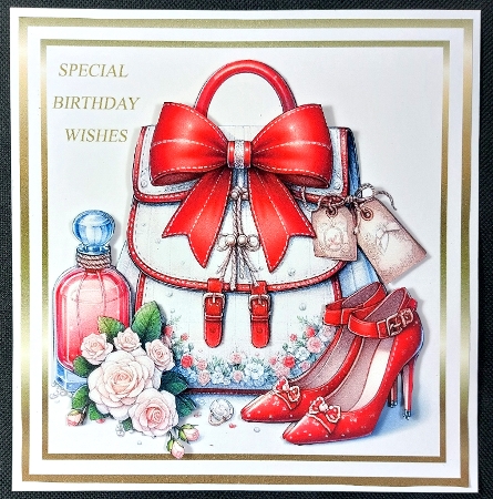 handbag 10 red by Linda Short
