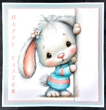 Shabby Little Bunny - Illustrations for Cards, Mini kits & Designers by Linda Short