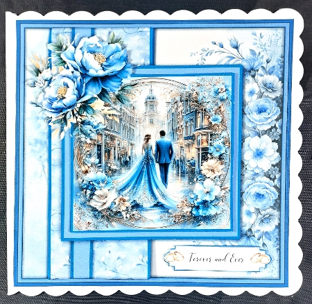 My Bleu Wedding - Mini Kit 6x6 by Linda Short