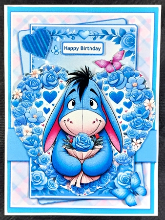 5x7 ~ Eeyore With Love by Linda Short