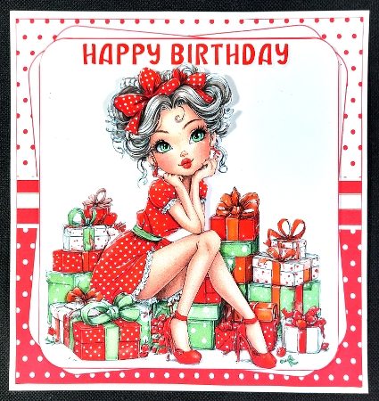7x7 Birthday fun choice of four mini kit by Linda Short