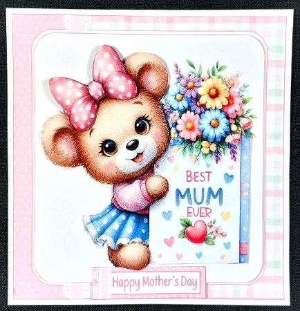 7x7 Best mum ever choice of four mini kit by Linda Short
