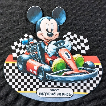 GO-KART-FUN Rocker Card K-1 by Linda Short