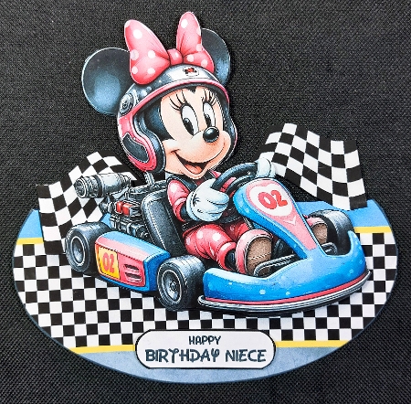 GO-KART-FUN Rocker Card K-2 by Linda Short