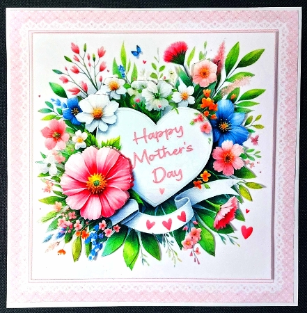 7x7 Mothers day wishes choice of four mini kit by Linda Short