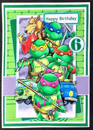 5x7 ~ Time For Birthday Action by Linda Short