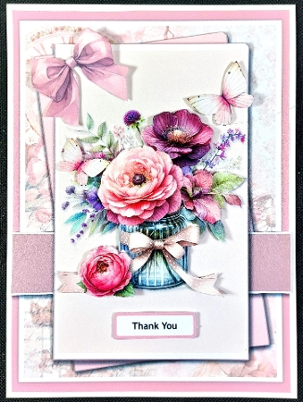 5 x 7 ~ Blossoms And Butterflies by Linda Short