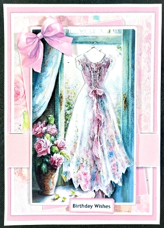 5 x 7 ~ The Rose Floral Dress by Linda Short