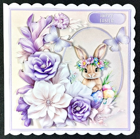 Easter Bunny - Pyramid Card Mini Kit by Linda Short