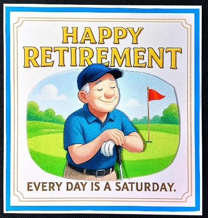 DD MALE RETIREMENT QUICK CARD 8 by Linda Short