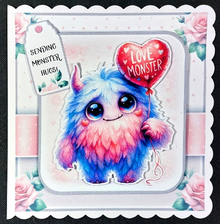 Love Monster 2 Mini Kit Anniversary/Valentines/Birthday by Linda Short