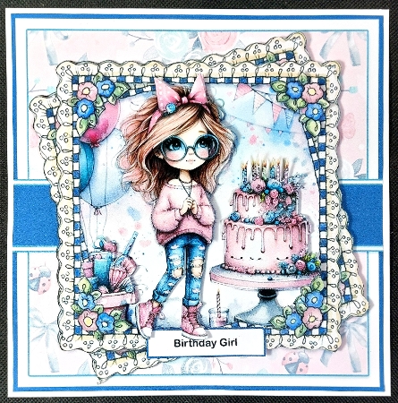 6x6 ~ Sweet Birthday Girl by Linda Short