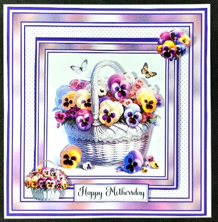 Minikit Pansies by Linda Short