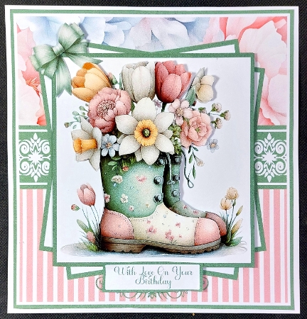 Spring Flowers Mini Kit 7x7 (4) *Customer Request* by Linda Short