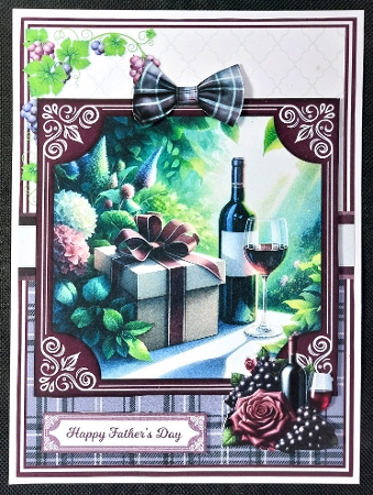 6x6 5x7 WINE TIME - request by Linda Short