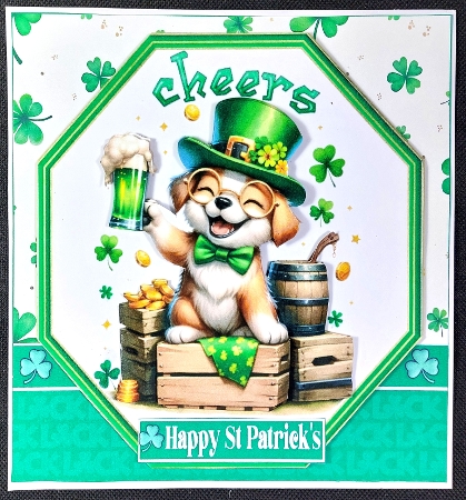 7x7 Lucky St Patricks day birthday/St Patricks choice of four mini kit by Linda Short