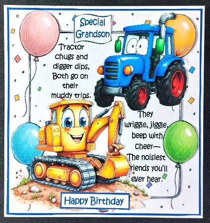 iggers dig and tractors chug by Linda Short
