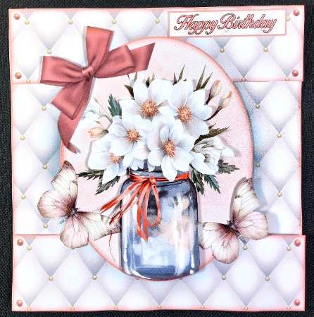 Flowers Cut-out Front Card Mini Kit 2 by Linda Short