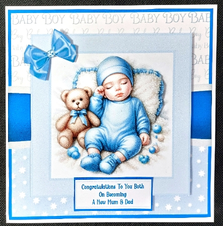 Your New Baby Boy - 6x6 Mini Kit by Linda Short