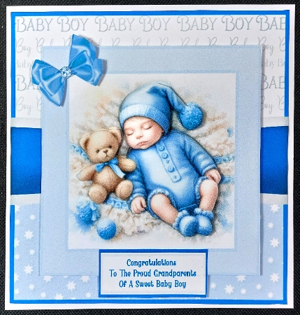 Your New Baby Boy - 6x6 Mini Kit by Linda Short