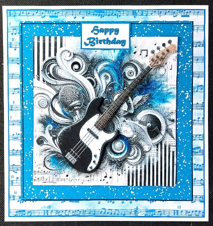 Musical Birthday 7 x 7 Card by Linda Short