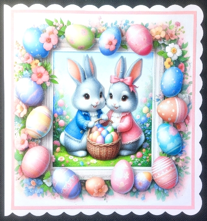 20+ Easter bunnies in frames by Linda Short