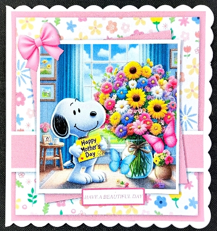6x6 ~ Mothers Day Snoppy by Linda Short