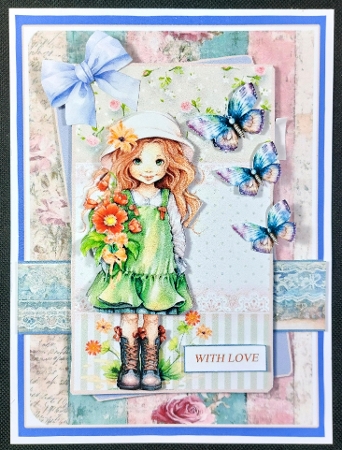 5x7 ~ Sweet Little Flower Girl by Linda Short