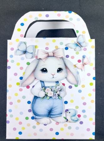 Cute Bunny Fussy Cuts Collage Sheet by Linda Short