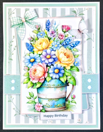 5x7 ~ Spring Butterfly Bouquet by Linda Short