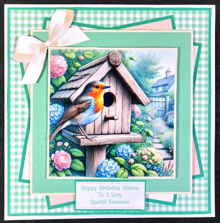Robin Summer Birdhouse - 7x7 Mini Kit by Linda Short