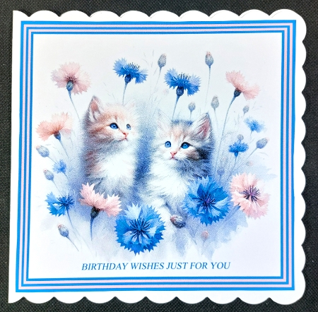 20+cats cornflowers and kittens by Linda Short