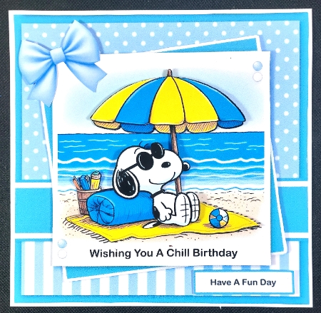 6x6 ~ Snoopy Chill Birthday by Linda Short