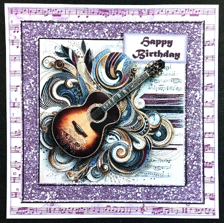 Male All Occasions Musical 7 x 7 Card by Linda Short