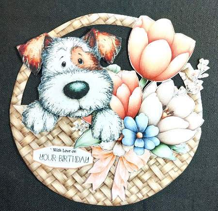 Basket of Joy 4 Rocker by Linda Short