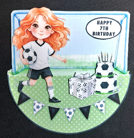 FOOTBALL PLAYERS 2 rocker card kit by Linda Short