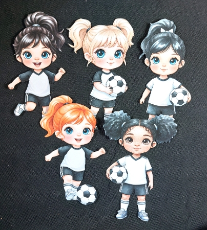 FOOTBALL PLAYERS 2 rocker card kit by Linda Short