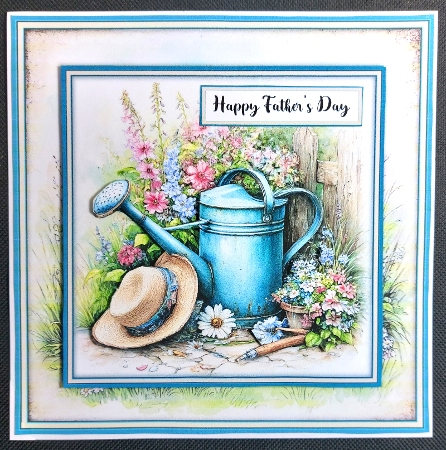 Watering Can - Mini Kit 6x6 by Linda Short