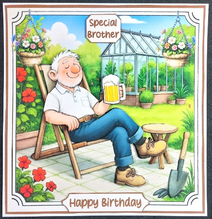 A quiet pint in the garden by Linda Short