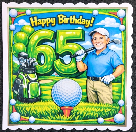golf 65 today by Linda Short