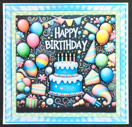 Birthday 7x7 unisex card set by Linda Short