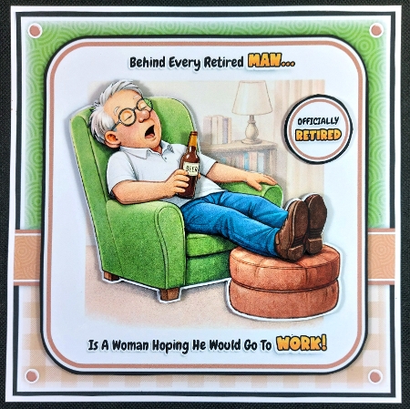 Retired Man Mini Kit Birthday/Fathers Day/Retirement by Linda Short