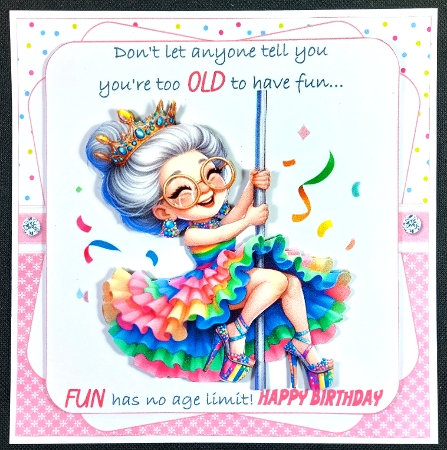 7x7 Birthday fun choice of four mini kit by Linda Short