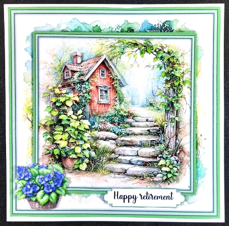 Stone Path Cottage - Mini Kit 6x6 by Linda Short