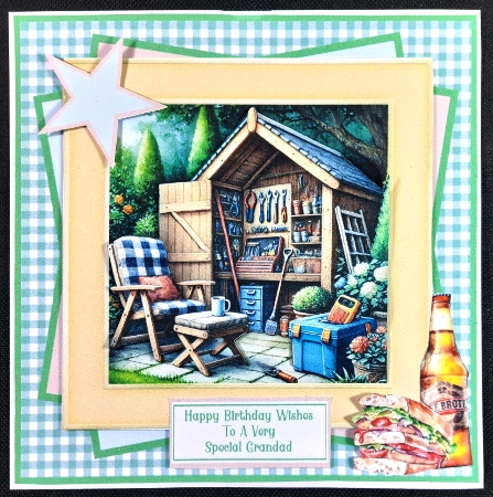 A Mans Garden Shed - 7x7 Mini Kit by Linda Short